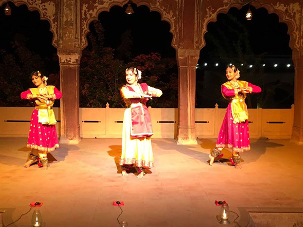 Sushmita Banerjee mid-performance